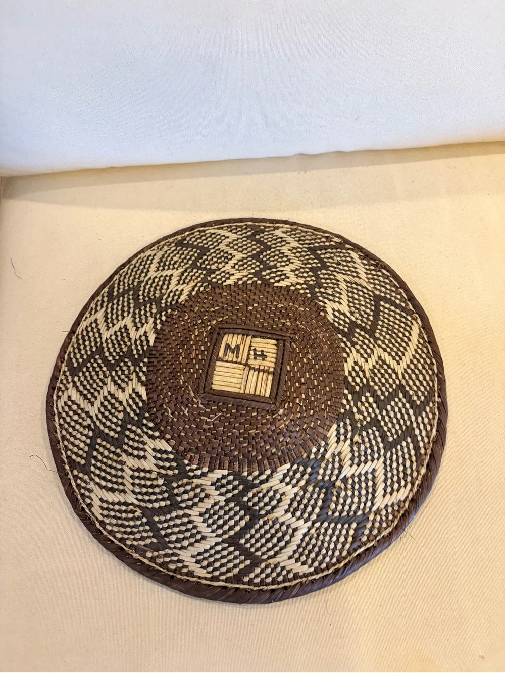 NEW Africa Woven Basket. Made by the Binga people of Zambia/Zimbabwe